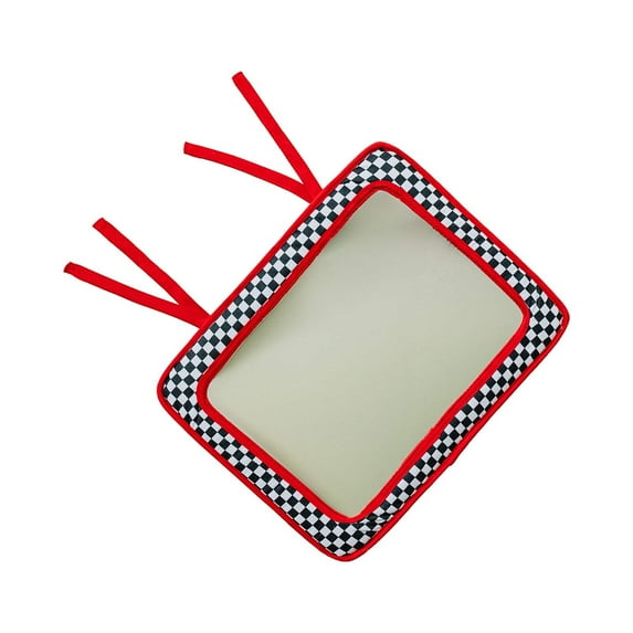 Genius Babies - Baby Mirror for Crib or Car in High Contrast Colors (13.25" x 10.75")