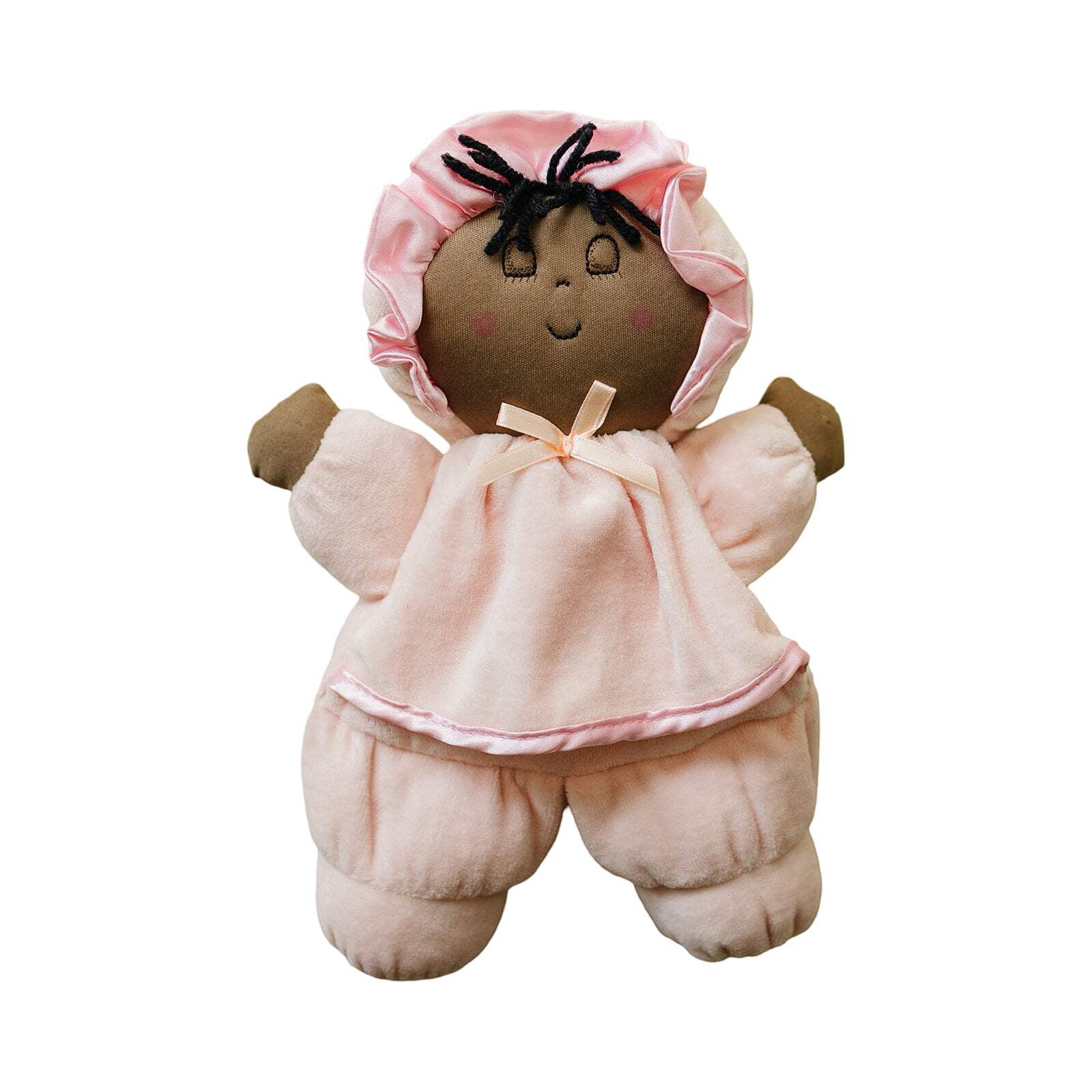 Genius Babies - My First Baby Doll - Black Hair, Brown Skin (10" Tall)