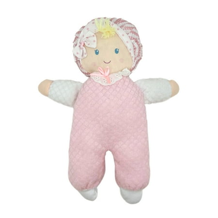 Genius Babies Eden Collection My First Baby Doll - Pink Terry Plush Keepsake for Toddlers
