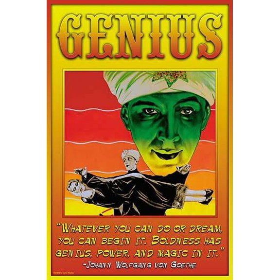 Genius- Fine Art Canvas Print (20" x 30")