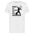 thumbnail image 1 of Genius: Inspiration Perspiration T-Shirt Men -Image by Shutterstock, Male Medium, 1 of 2