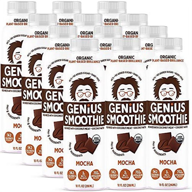 Genius Juice 100 Organic Coconut Creamy Nutritional Smoothie