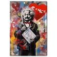 thumbnail image 1 of Genius Love Canvas Graffiti Pop Art by Art Remedy, Gallery Wrapped, 30" x 45", 1 of 7