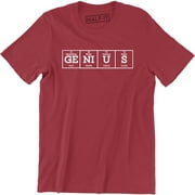 Genius Nerd Geek Periodic Table Science Maths Physics Men's T-Shirt