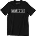 thumbnail image 1 of Genius Nerd Geek Periodic Table Science Maths Physics Men's T-Shirt, 1 of 4