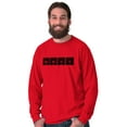 thumbnail image 1 of Genius Periodic Table Science Nerd Plus Size Long Sleeve Graphic Tee Shirt Brisco Brands 2X, 1 of 5