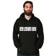 thumbnail image 1 of Genius Periodic Table Science Nerd Unisex Plus Fleece Graphic Hoodie Brisco Brands 2X, 1 of 5
