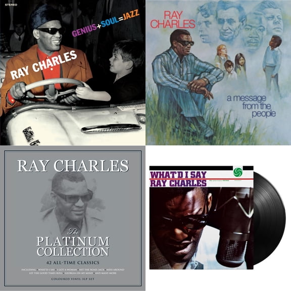 Platinum Collection (White LP Vinyl) & Message From The People (140G) & Genius + Soul = Jazz (Orange LP Vinyl) & What'd I Say (180G)