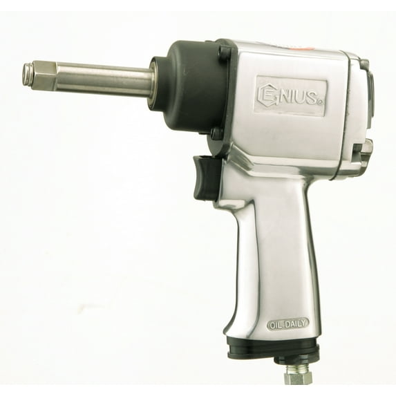 Genius Tools 1/2" Dr. Long Anvil Air Impact Wrench, 400 ft. lbs. / 542 Nm - 400402