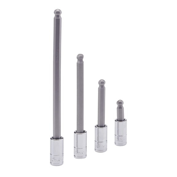 Genius Tools 1/4" Dr. 7/32" Wobble Hex Bit Socket 70mmL - 208+5314