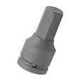 thumbnail image 1 of Genius Tools 1" Dr. 15/16" Hex Impact Bit Socket, 98mmL (CR-Mo) - 869830, 1 of 1