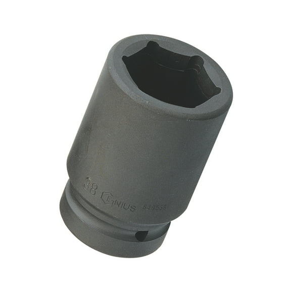 Genius Tools 1" Dr. 33mm Deep Impact Socket (CR-Mo) - 849533