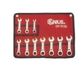thumbnail image 1 of Genius Tools 10 Piece Metric Stubby Combination Ratcheting Wrench Set - GW-7610M, 1 of 1