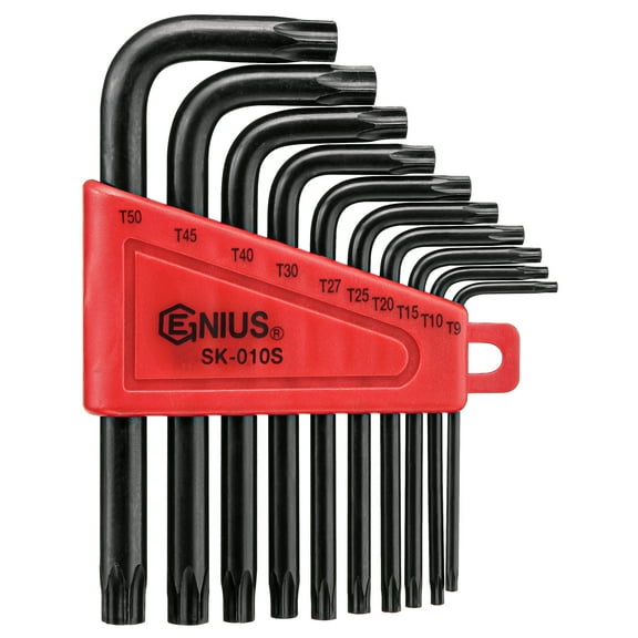 Genius Tools 10 Piece Star Key Wrench Set - SK-010S
