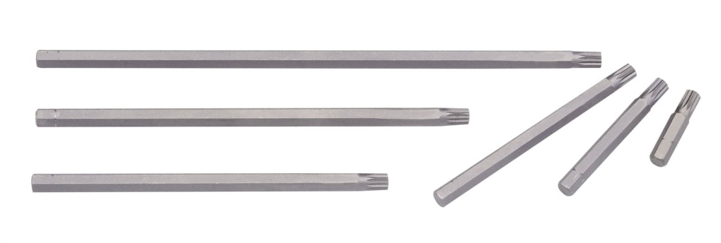 Genius Tools 14mm Hex Shank, M14 Triple Square Screwdriver Bit, 88mmL
