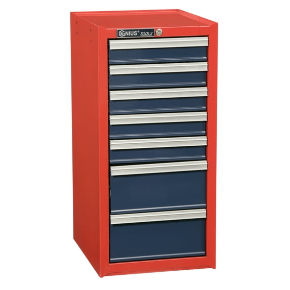 Genius Tools 15 Inch Side Cabinet with 7 Drawers 15" x 18" x 31" - TS-797