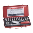 thumbnail image 1 of Genius Tools 17 Piece 1/4" Dr. SAE Deep Hand Socket Set - GD-217S, 1 of 1