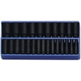 thumbnail image 1 of Genius Tools 25 Piece 1/2" Dr. Metric Deep Impact Socket Set (CR-Mo) - DI-425M, 1 of 1