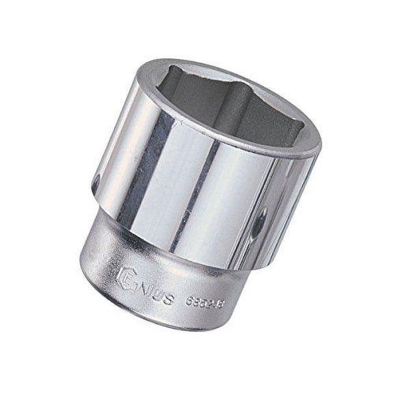 Genius Tools 3/4" Dr. 52mm Hand Socket (CR-Mo) - 625252