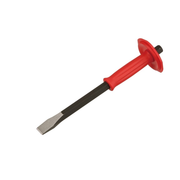 Genius Tools 3/4" Hex Shank, 22mm Flat Chisel with Handle Guard - 563822P