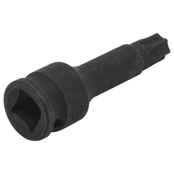 Genius Tools 3/8" Dr. T-45 Star Impact Bit Socket, 60mmL (CR-Mo) - 3460S45