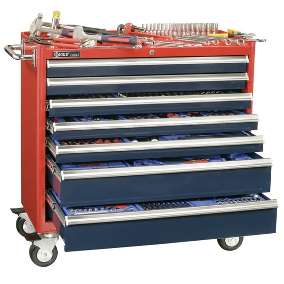 Genius Tools 433 Piece 1/4" & 1/2" Dr. Metric Master Tool Set - MS-433TS