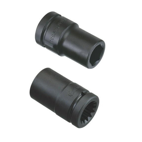 Genius Tools #5 Spline Dr. 32mm Deep Impact Socket (CR-Mo) - 549532