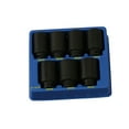 thumbnail image 1 of Genius Tools 7 Piece 1/2" Dr. Metric Deep Impact Socket Set (CR-Mo) - DI-407M, 1 of 1