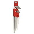 thumbnail image 1 of Genius Tools 9 Piece Metric Wobble Hex Key Wrench Set (S2 Tool Steel) - HK-09MBS, 1 of 1