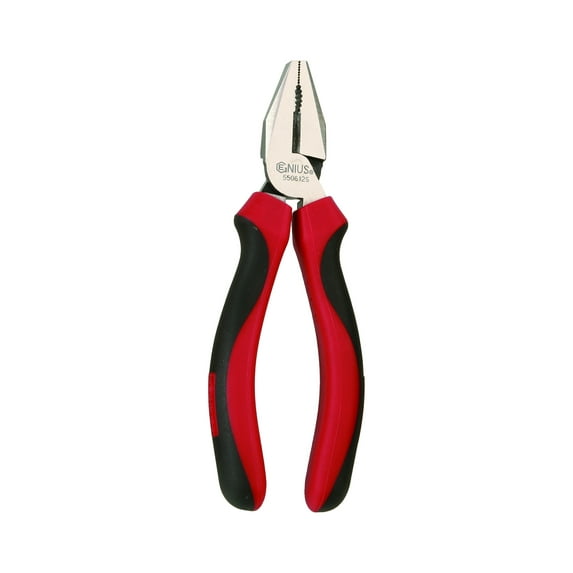 Genius Tools Side Cutter Pliers 6 Inch Soft Grip Handle Precision Cutting Durable Construction - 550612S