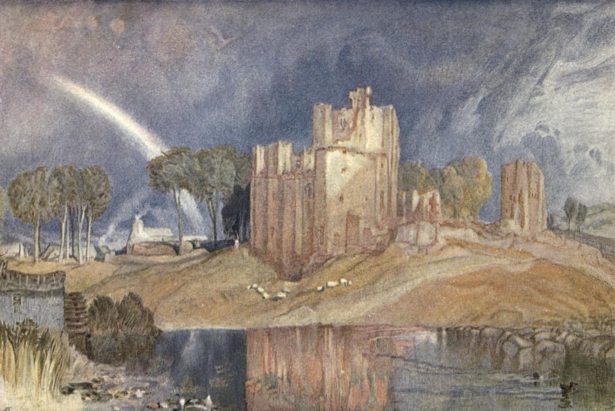 Genius of JMW Turner 1903 Brougham Castle Lowther Canvas Art - JMW Turner (18 x 24)