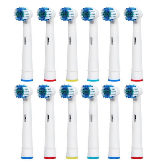 Genkent 12 Pcs Replacement Toothbrush Brush Heads Compatible with Oral B BRAUN PRECISION CLEAN Electric Toothbrush