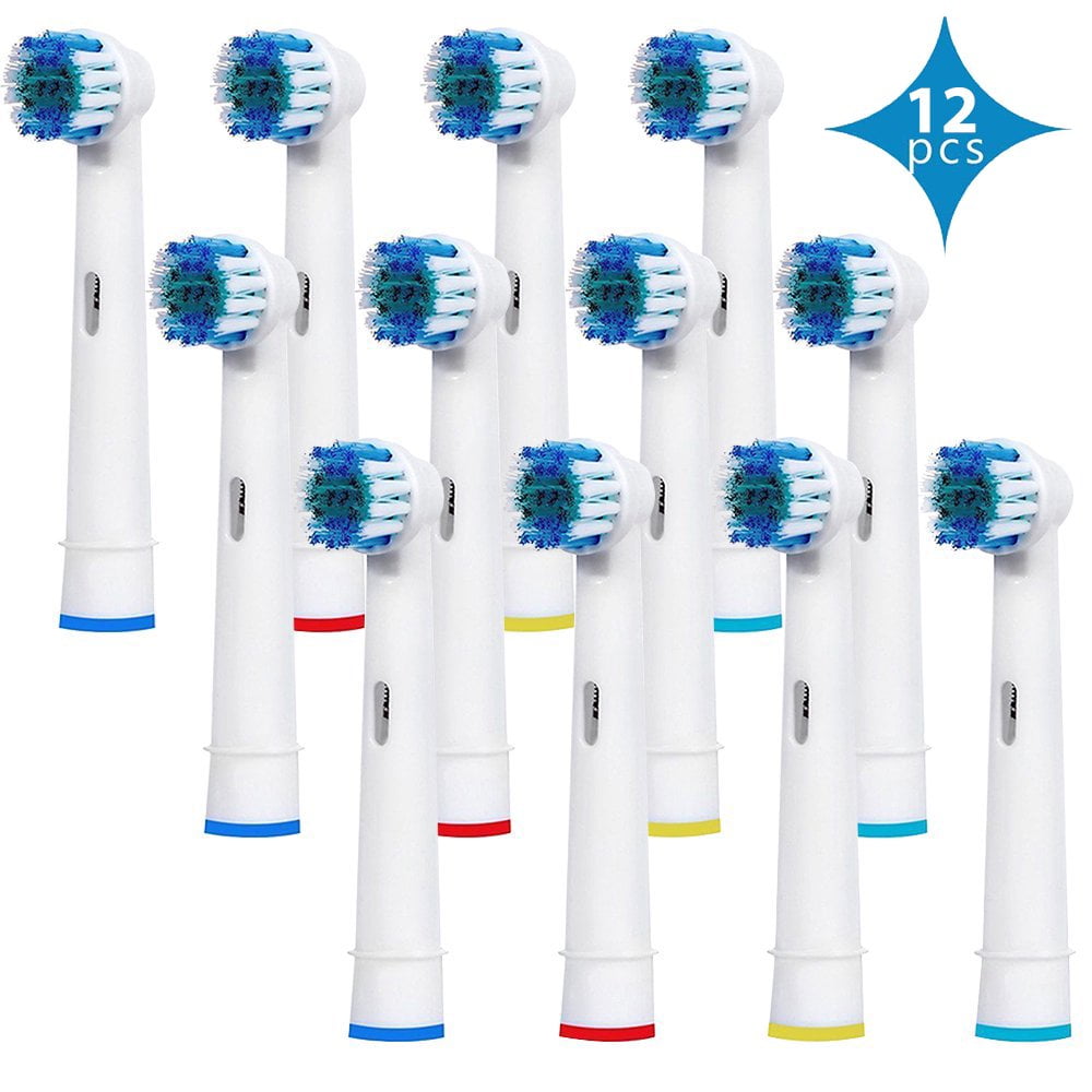 Genkent 12 Pcs Replacement Toothbrush Brush Heads Electric Toothbrush