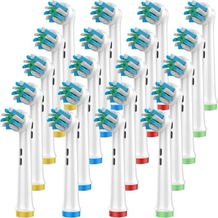 GENKENT Replacement Toothbrush Heads Compatible with Oral B, Deep Clean Electric Toothbrush Heads Refill, 20 Pcs