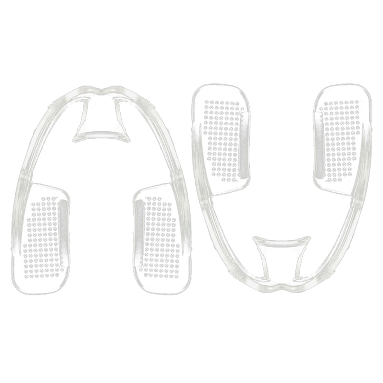 Genkent 2Pcs Mouth Guard for Grinding Teeth, Antibacterial Dental Night