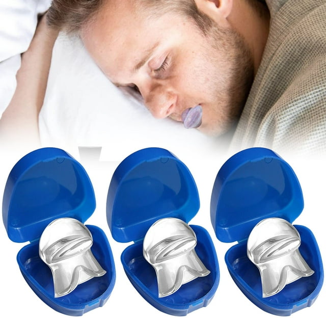 Genkent 3Pcs Anti Snoring Tongue Device, Stop Snoring for Men Women
