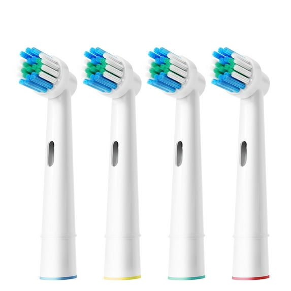 GENKENT 4 Pcs Electric Replacement Toothbrush Heads Compatible with Braun Oral B Replacement Heads, Soft and Comfortable