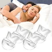 Genkent 4Pcs Anti Snoring Devices, Snoring Solution Snore Stopr for Stop Snoring, Sleep Aid Device Prevent for All Ages Snorers