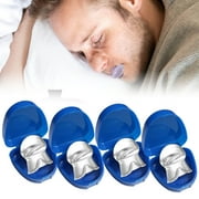 Genkent 4Pcs Anti Snoring Tongue Device, Stop Snoring for Men Women-Comfortable Anti Snoring Devices for Sleeping Better