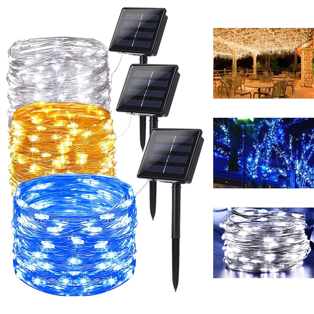 SolarEra 65ft 200 LED Solar String Lights Copper Wire Solar Lights