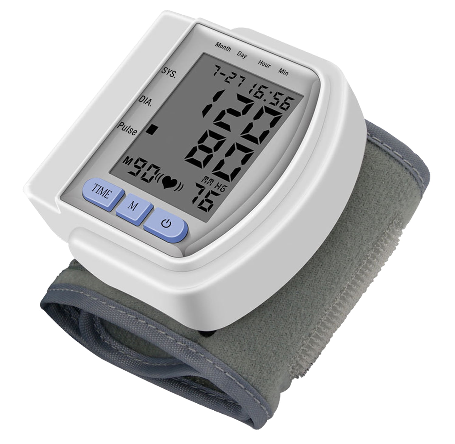 EMPIRE Genkent Digital Wrist Blood Pressure Monitor, Large LED Display Blood Pressure Machine Adjustable Wrist Cuff for Home Use (CK-102S)