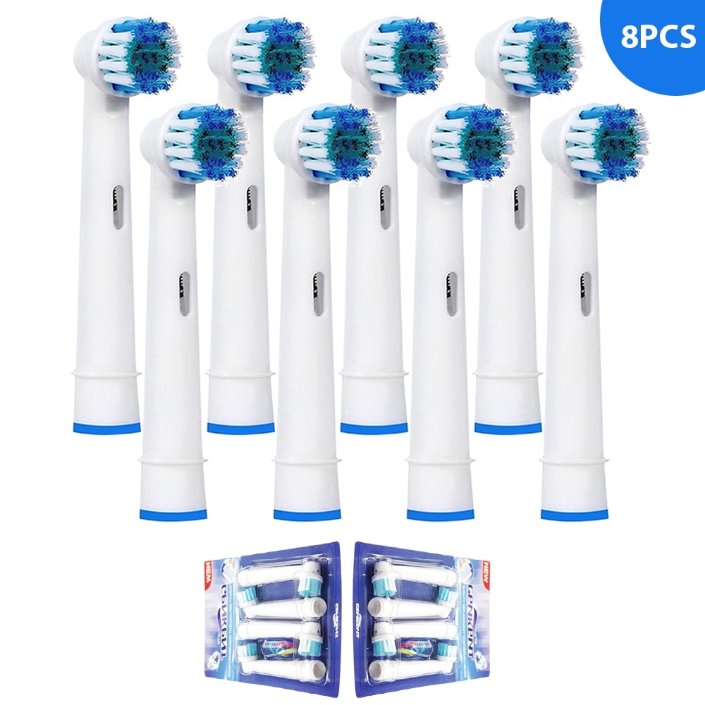 Genkent Electric Replacement Toothbrush Heads for Braun OralB 8 Pcs