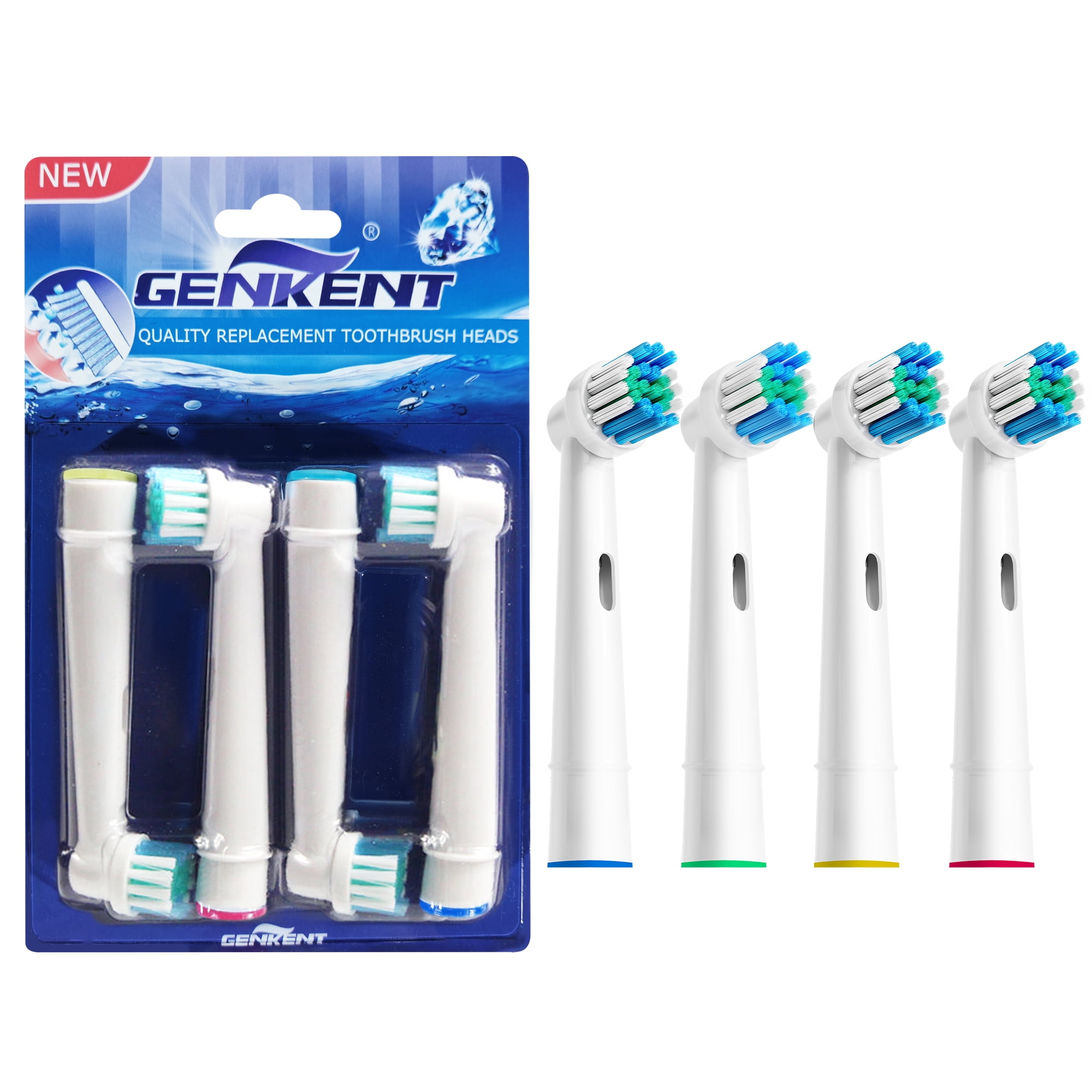 Genkent Electric Toothbrush Replacement Heads Compatible Oral B Braun