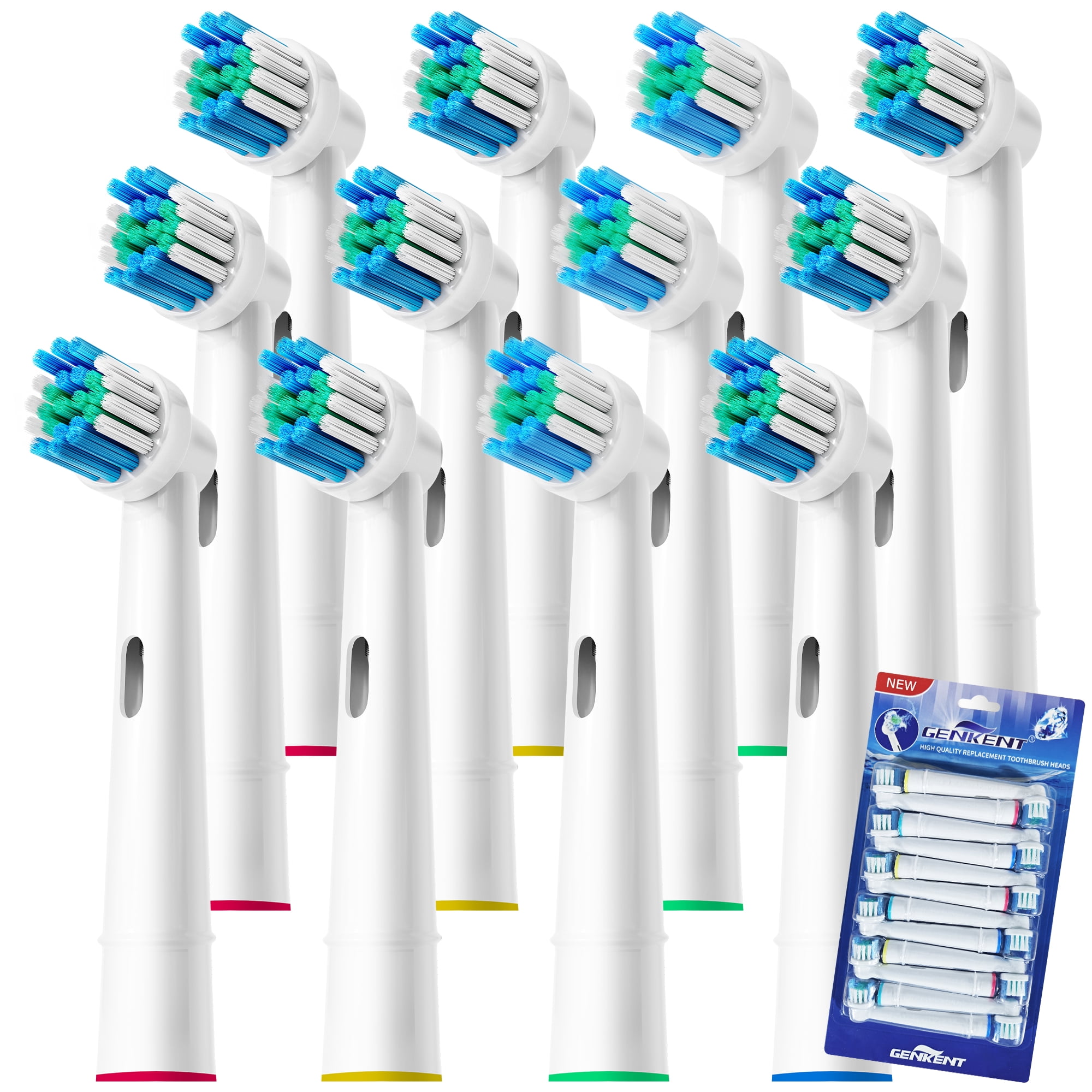 Genkent Replacement Brush Heads Compatible with Oral B Toothbrush