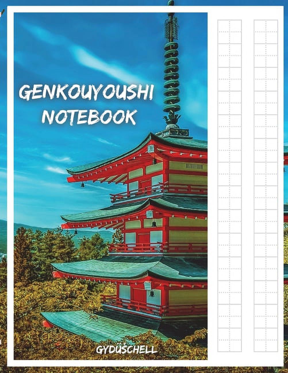 Genkouyoushi Notebook Large Japanese Writing Practice Book, Write