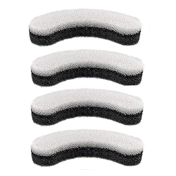 Genligt 4 Pack Activated Carbon Sponges Foam Filters, for WF050 & WF100 Cat Water Fountain Filters, Automatic Pet Fountain Filter Replacement