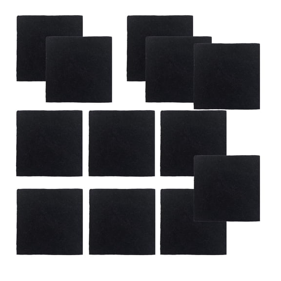 Genligt 4151750 554358 Trash Compactor Activated Carbon Filters Compatible with Whirlpool/KitchenAid/Magic Chef Trash Compactor, 12 Pack 4-1/4 x 4-3/4 x 1/2 Inches Charcoal Filters