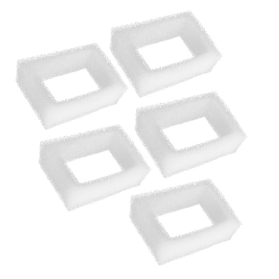 Genligt 5 Pack Sponges Foam Filters, for 2 L/ 67 oz Cat Water Fountain Filters, Cup Cake Ceramic Pet Fountain Filter Replacement