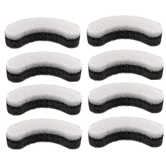 Genligt 8 Pack Activated Carbon Sponges Foam Filters, for WF050 & WF100 Cat Water Fountain Filters, Automatic Pet Fountain Filter Replacement