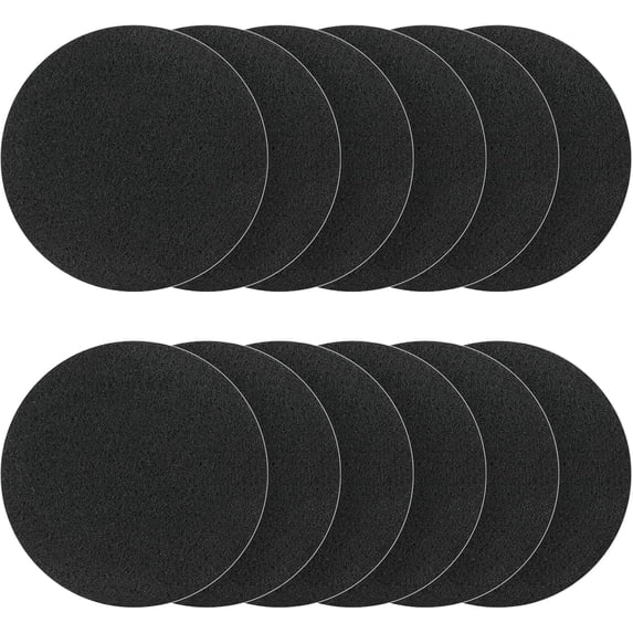 Genligt Activated Carbon Filters Compatible with Countertop Bin Most Kitchen Compost Bins, 12 Pack Charcoal Filters